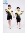 Áo thể thao trẻ em TC-1026  Đen phối vàng